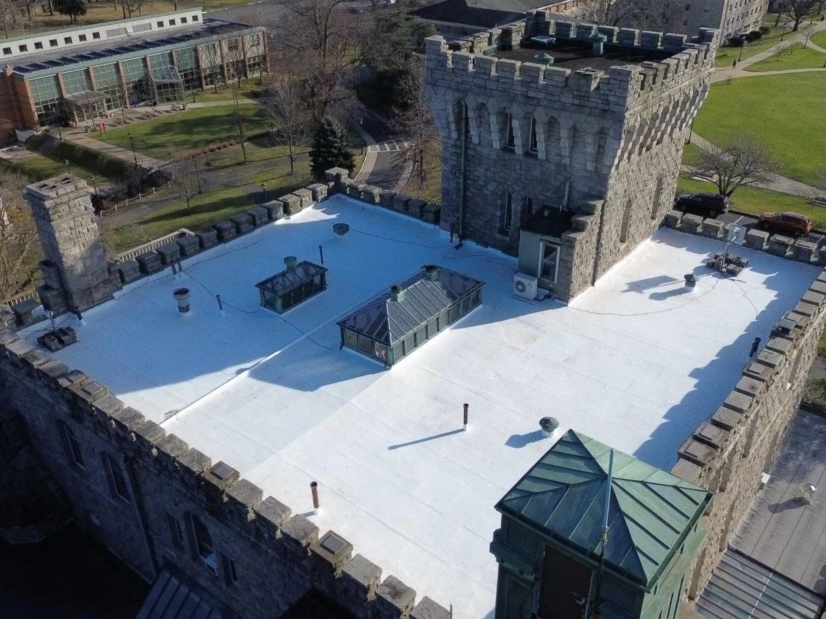 Reid Castle at Manhattanville afterroof replacement